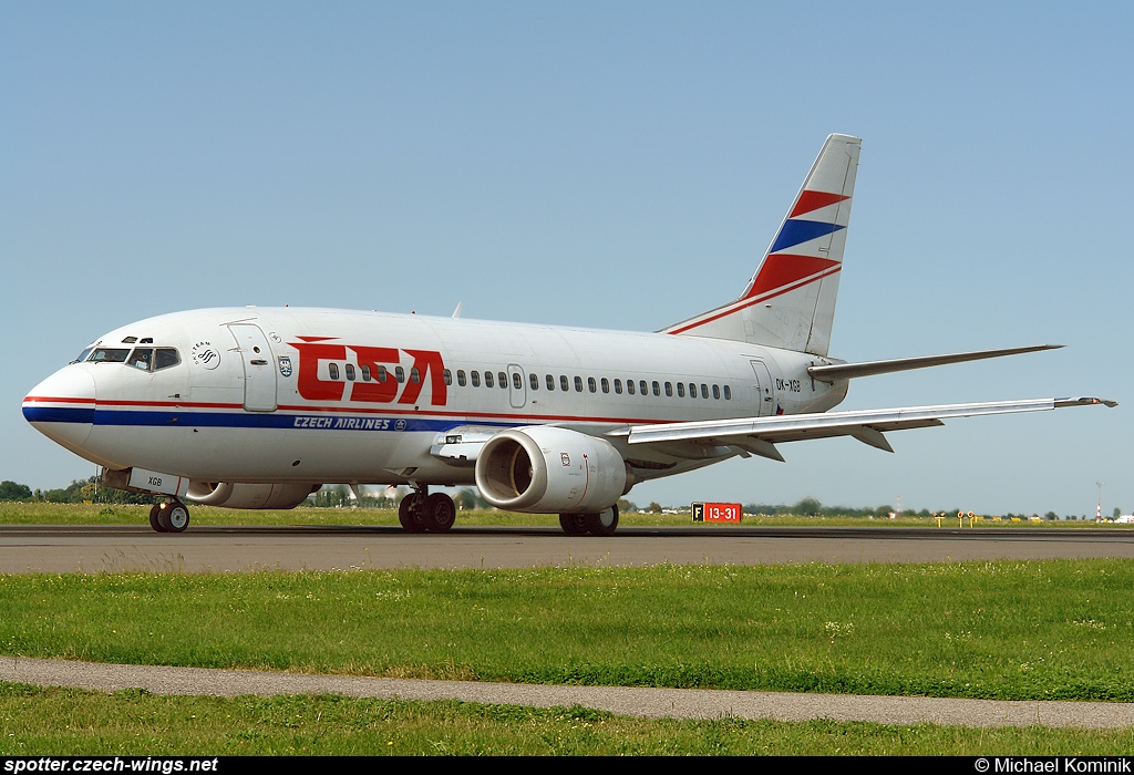 CSA Czech Airlines | Boeing 737-55S | OK-XGB