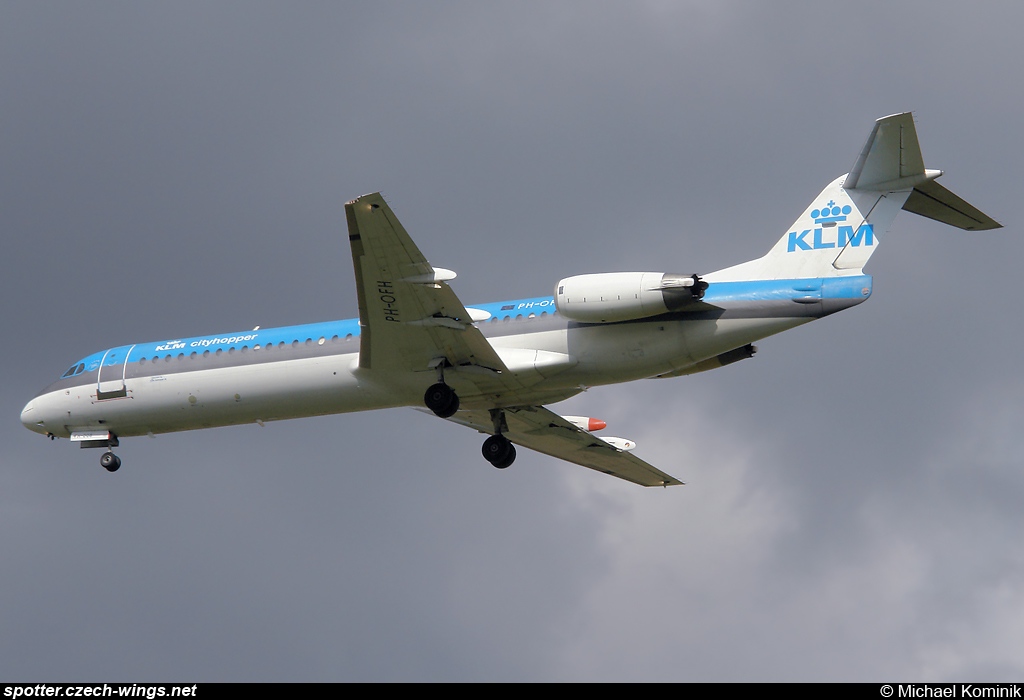 KLM Cityhopper | Fokker F100 | PH-OFH