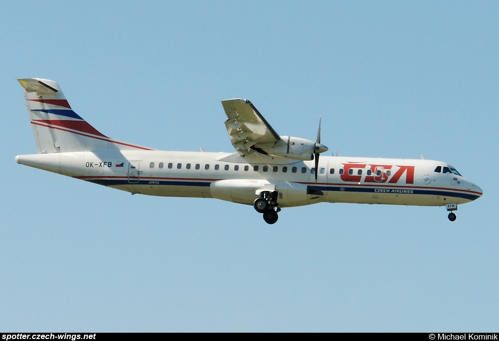 CSA Czech Airlines | ATR 72-202 | OK-XFB