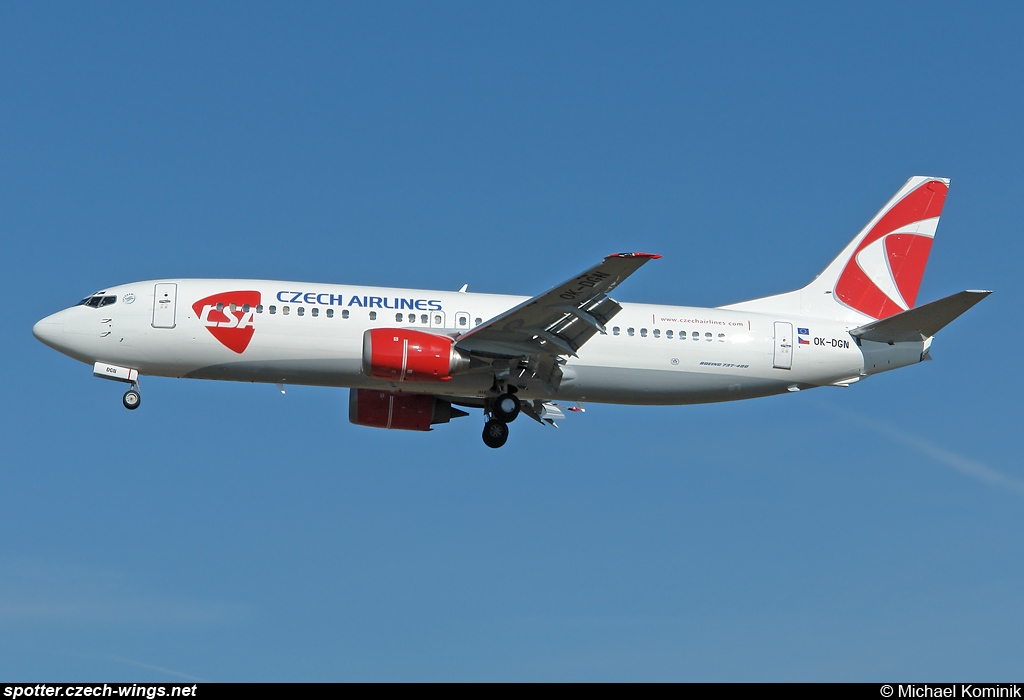 CSA Czech Airlines | Boeing 737-45S | OK-DGN