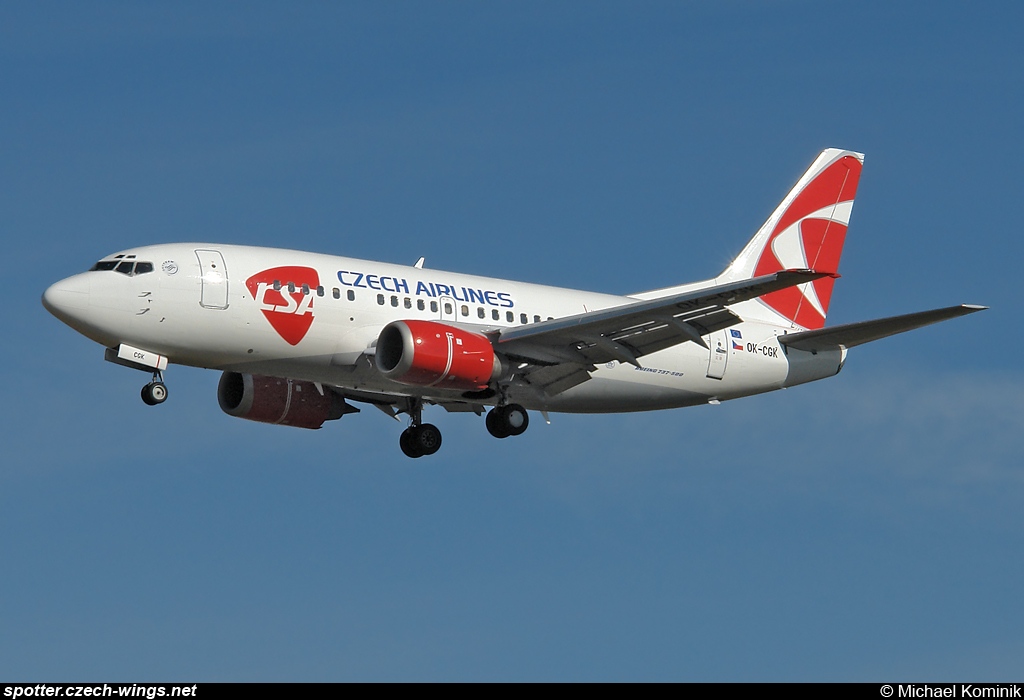 CSA Czech Airlines | Boeing 737-55S | OK-CGK