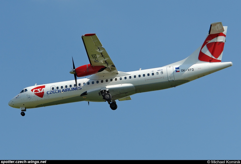 CSA Czech Airlines | ATR 72-202 | OK-XFD