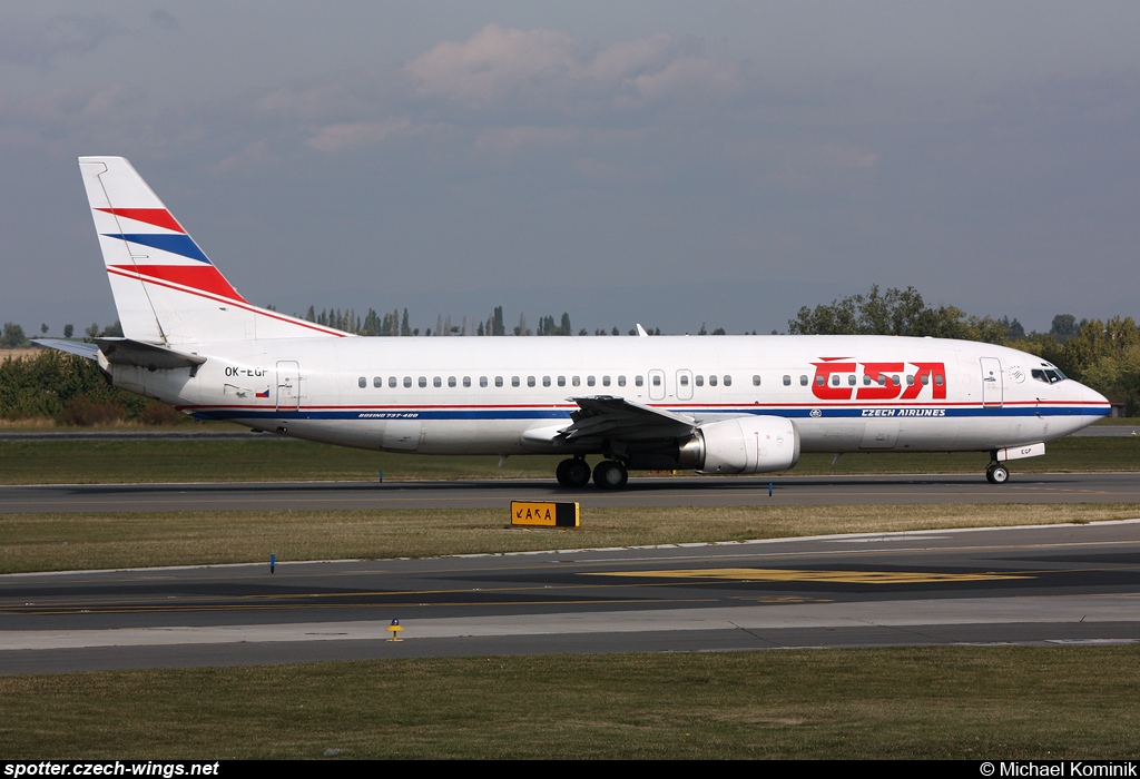 CSA Czech Airlines | Boeing 737-45S | OK-EGP