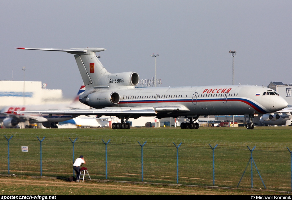 Rossiya - Russian Airlines | Tupolev Tu-154M | RA-85843