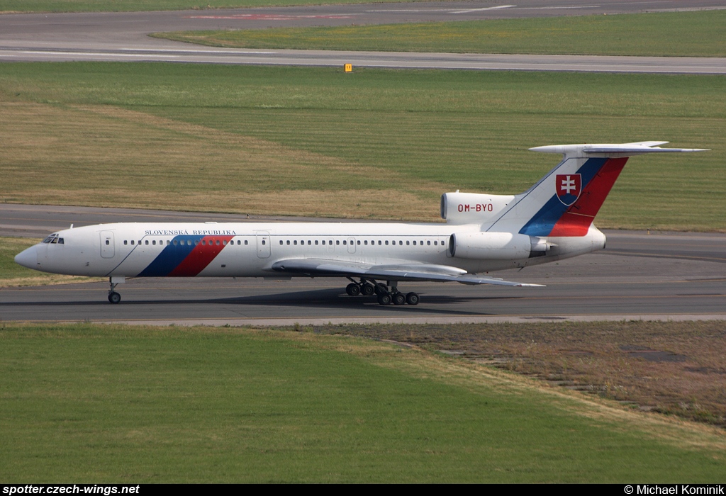 Slovak Government Flying Service | Tupolev Tu-154M | OM-BYO